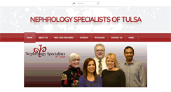 Desktop Screenshot of nephrologyspecialistsoftulsa.com